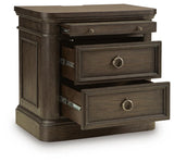 Wickenger Dark Brown Nightstand by Ashley at Eve Furniture