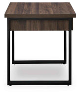Wickman Falls Dark Brown End Table by Ashley at Eve Furniture