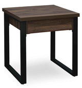 Wickman Falls Dark Brown End Table by Ashley at Eve Furniture