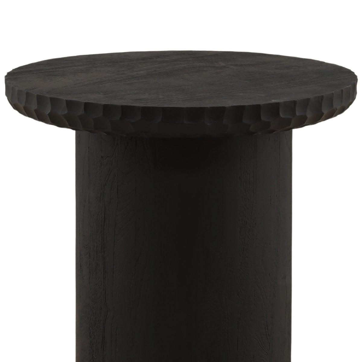 Wilber Side Table, Black by Dovetail at Eve Furniture