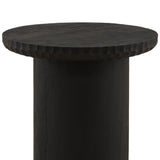 Wilber Side Table, Black by Dovetail at Eve Furniture