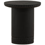 Wilber Side Table, Black by Dovetail at Eve Furniture