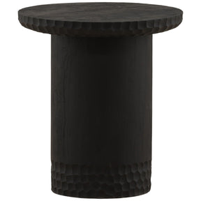 Wilber Side Table, Black by Dovetail at Eve Furniture