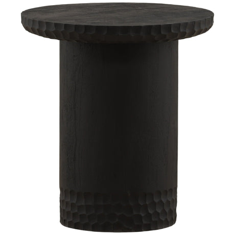 Wilber Side Table, Black by Dovetail at Eve Furniture
