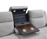 Wilbert Grey 3-Piece Reclining Living Room Set by New Era Innovations at Eve Furniture