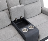 Wilbert Grey 3-Piece Reclining Living Room Set by New Era Innovations at Eve Furniture