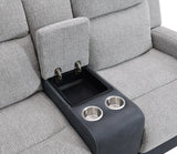 Wilbert Grey 3-Piece Reclining Living Room Set by New Era Innovations at Eve Furniture