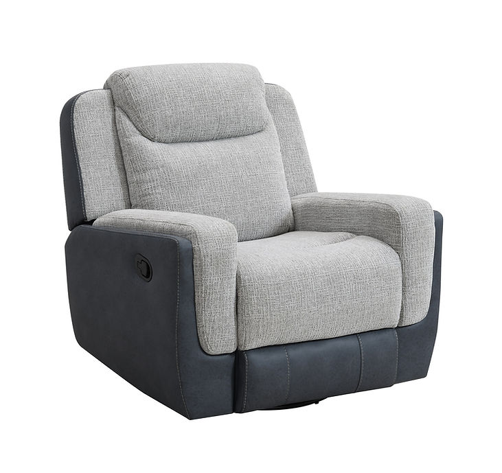 Wilbert Grey 3-Piece Reclining Living Room Set by New Era Innovations at Eve Furniture
