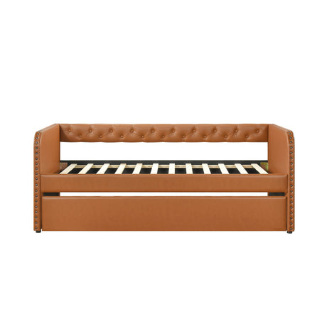 Wilcox Brown Daybed with Trundle by Homelegance at Eve Furniture