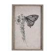 Wild Aster Monarch Butterfly III Mercana Studio Hand Embellished Framed Art Print Matted under Glass by Mercana at Eve Furniture