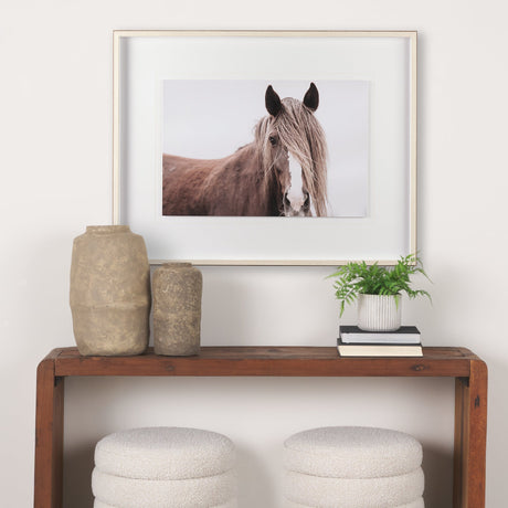 Wild Mane by Mercana Studio a Framed Photo Art Print Matted under Glass by Mercana at Eve Furniture