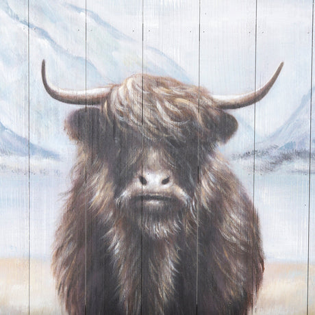 Wild Ox Painting on Wood by Mercana at Eve Furniture