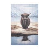 Wild Ox Painting on Wood by Mercana at Eve Furniture