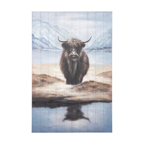 Wild Ox Painting on Wood by Mercana at Eve Furniture