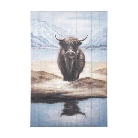 Wild Ox Painting on Wood by Mercana at Eve Furniture