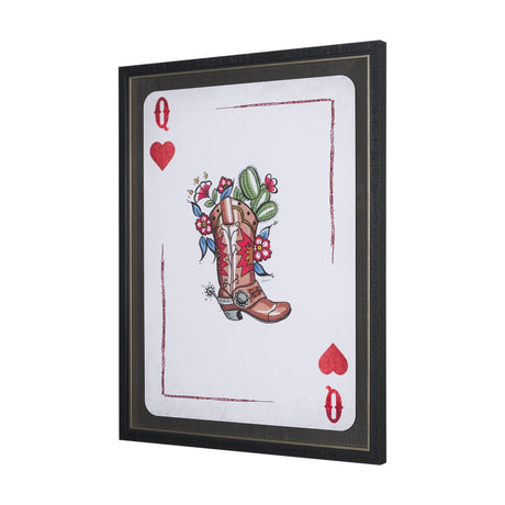 Wild West II by Mercana Studio Hand-Embellished Framed Artwork Matted under Glass by Mercana at Eve Furniture