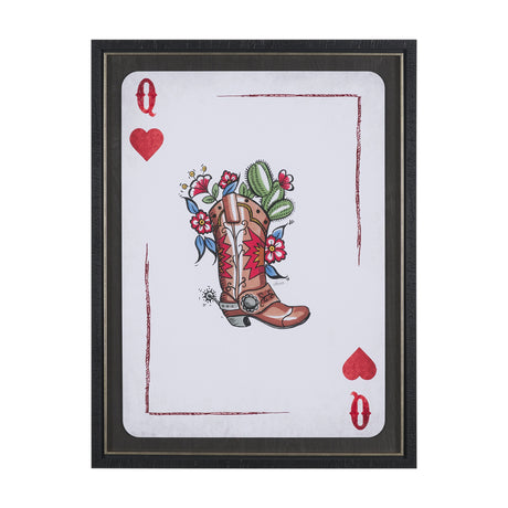 Wild West II by Mercana Studio Hand-Embellished Framed Artwork Matted under Glass by Mercana at Eve Furniture