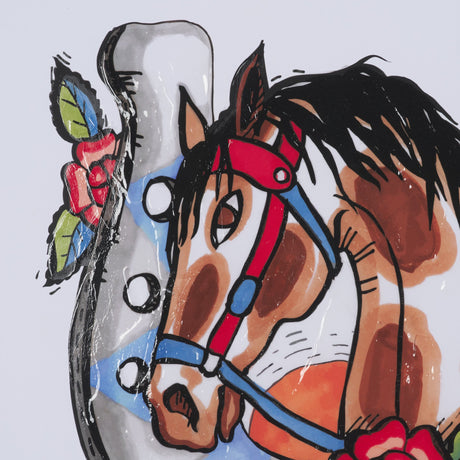 Wild West III by Mercana Studio Hand-Embellished Framed Artwork Matted under Glass by Mercana at Eve Furniture
