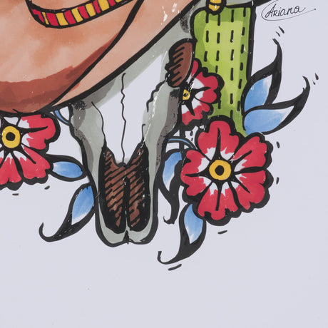 Wild West IV by Mercana Studio Hand-Embellished Framed Artwork Matted under Glass by Mercana at Eve Furniture
