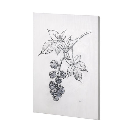 Wildberry Collection Blackberry by Ariana a Hand Embellished Textured Canvas by Mercana at Eve Furniture