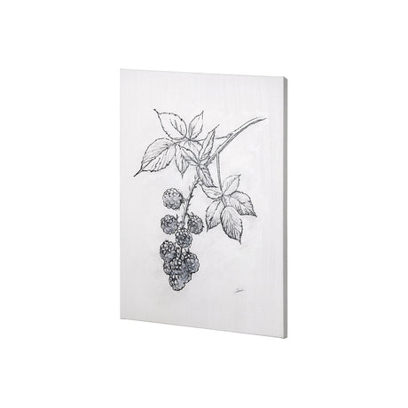 Wildberry Collection Blackberry by Ariana a Hand Embellished Textured Canvas by Mercana at Eve Furniture