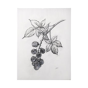Wildberry Collection Blackberry by Ariana a Hand Embellished Textured Canvas by Mercana at Eve Furniture