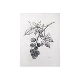Wildberry Collection Blackberry by Ariana a Hand Embellished Textured Canvas by Mercana at Eve Furniture