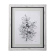 WildBerry Collection Blueberry by Mercana Studio Hand Embellished Framed Art Print Matted under Glas by Mercana at Eve Furniture