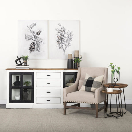 Wildberry Collection Hucklberry by Ariana a Hand Embellished Textured Canvas by Mercana at Eve Furniture