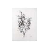 Wildberry Collection Hucklberry by Ariana a Hand Embellished Textured Canvas by Mercana at Eve Furniture