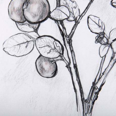 WildBerry Collection Hucklberry Mercana Studio Hand Embellished Framed Art Print Matted under Glass by Mercana at Eve Furniture