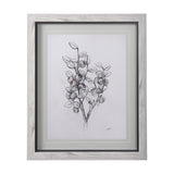 WildBerry Collection Hucklberry Mercana Studio Hand Embellished Framed Art Print Matted under Glass by Mercana at Eve Furniture
