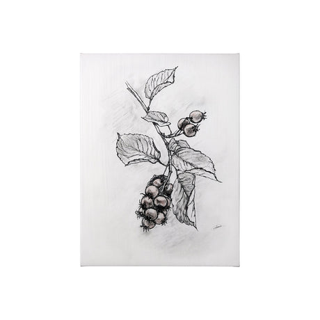 Wildberry Collection Saskatoonberry by Ariana a Hand Embellished Textured Canvas by Mercana at Eve Furniture