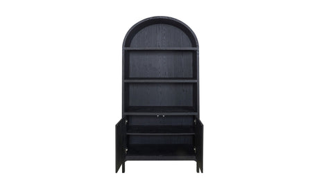 Wilde Display Cabinet Black Oak by Moe's Home at Eve Furniture