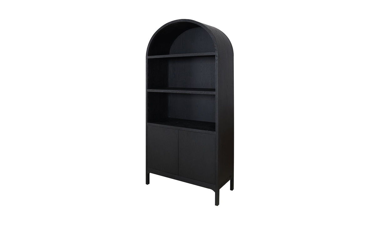 Wilde Display Cabinet Black Oak by Moe's Home at Eve Furniture