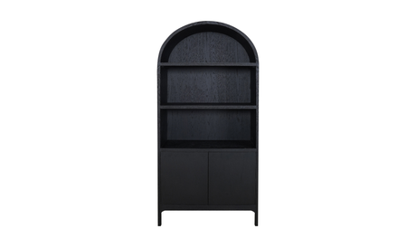 Wilde Display Cabinet Black Oak by Moe's Home at Eve Furniture