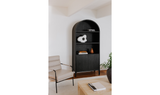 Wilde Display Cabinet Black Oak by Moe's Home at Eve Furniture