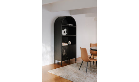 Wilde Display Cabinet Black Oak by Moe's Home at Eve Furniture