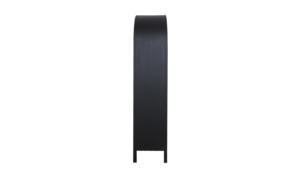 Wilde Display Cabinet Black Oak by Moe's Home at Eve Furniture
