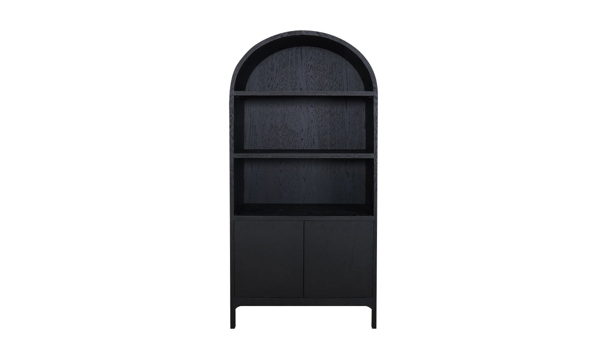 Wilde Display Cabinet Black Oak by Moe's Home at Eve Furniture