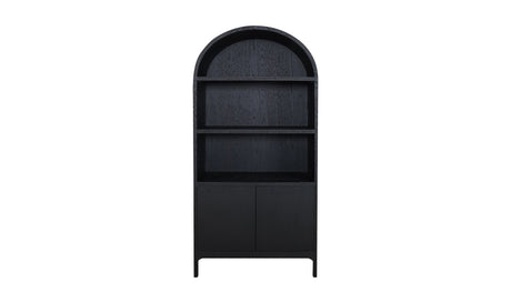 Wilde Display Cabinet Black Oak by Moe's Home at Eve Furniture
