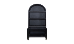 Wilde Display Cabinet Black Oak by Moe's Home at Eve Furniture