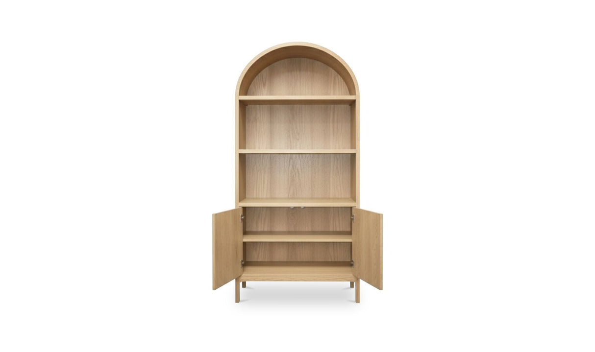 Wilde Display Cabinet Natural by Moe's Home at Eve Furniture