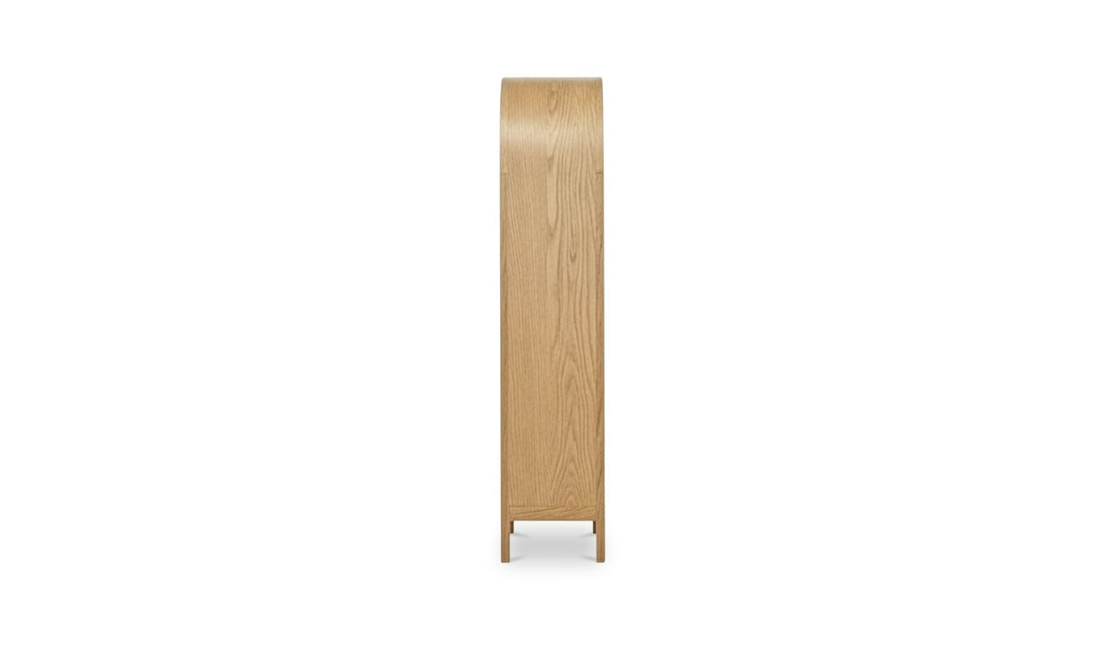 Wilde Display Cabinet Natural by Moe's Home at Eve Furniture