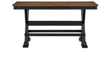 Wildenauer Brown & Black 48" Counter Height Bench by Ashley at Eve Furniture