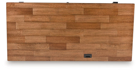 Wildenauer Brown/Black 60" Home Office Desk by Ashley at Eve Furniture