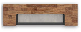 Wildenauer Brown/Black Bar Table and 2 Barstools by Ashley at Eve Furniture