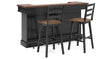 Wildenauer Brown/Black Bar Table and 2 Barstools by Ashley at Eve Furniture