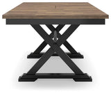 Wildenauer Brown/Black Dining Table and 8 Chairs by Ashley at Eve Furniture