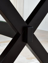 Wildenauer Brown/Black Dining Table and 8 Chairs by Ashley at Eve Furniture